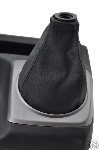 FITS HONDA CIVIC SI GEAR GAITER LEATHER BLACK STITCH 06-09 CUSTOM NEW MADE IN UK