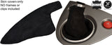 BLACK STITCHING SUEDE GEAR & HANDBRAKE GAITER FITS HONDA CIVIC EP3 TYPE R 01-05