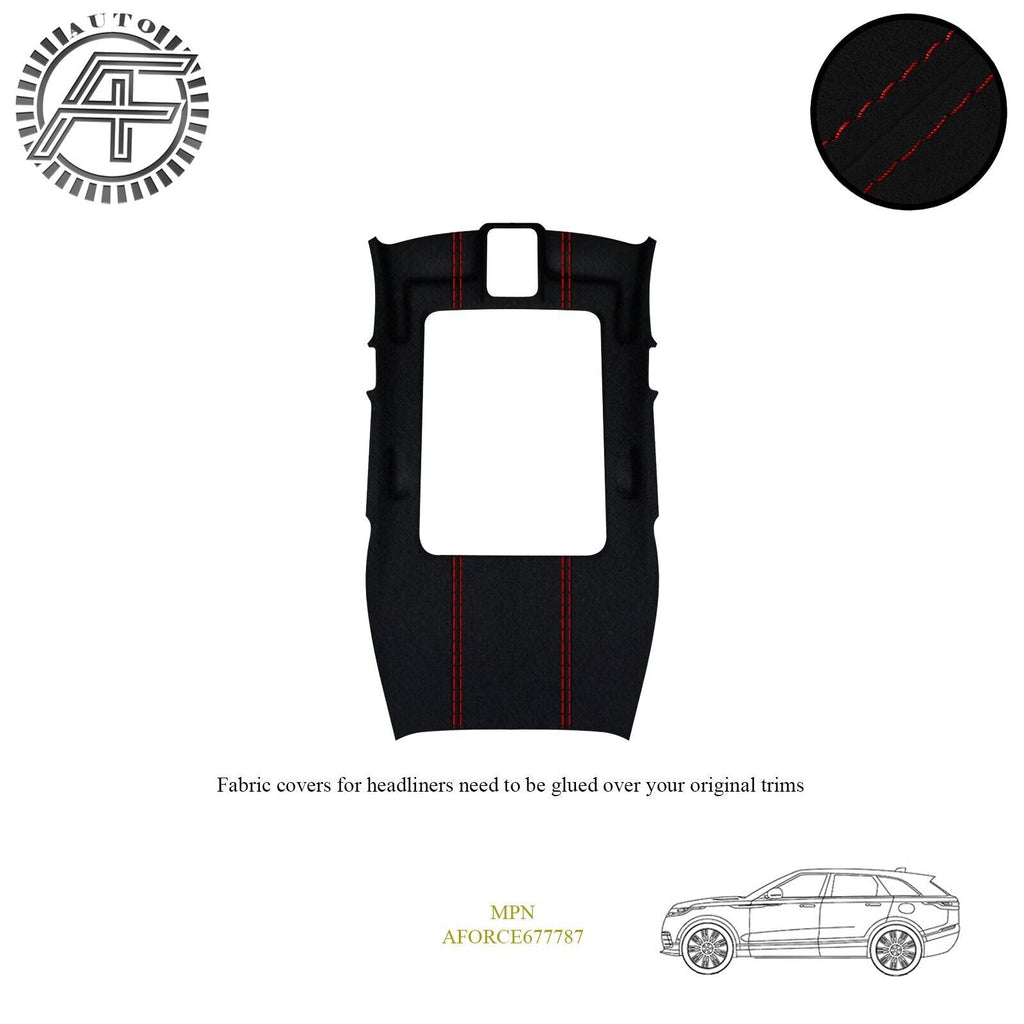 LUXE SUEDE HEADLINER COVER FOR RANGE ROVER VELAR L560 5 DOOR SUV + SUNROOF 2017+