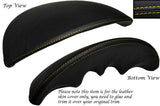 YELLOW STITCH SPEEDO HOOD SKIN COVER FITS VAUXHALL OPEL HOLDEN ASTRA J MK6 09-14