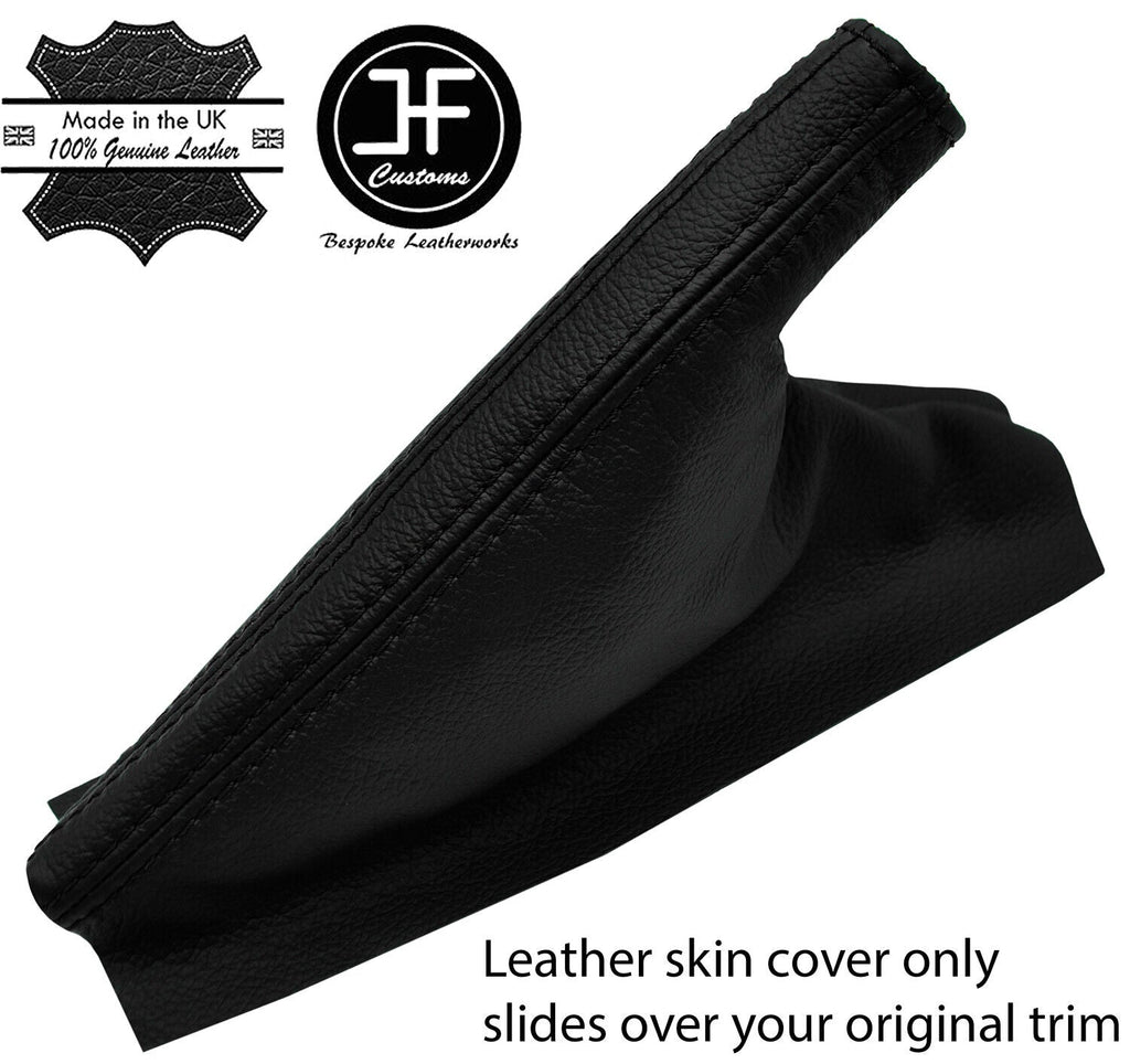 BLACK STITCHING REAL LEATHER HANDBRAKE GAITER  FITS TALBOT SUNBEAM CLASSIC