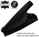 BLACK STITCHING REAL LEATHER HANDBRAKE GAITER  FITS TALBOT SUNBEAM CLASSIC