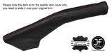 RED STITCHING LEATHER HANDBRAKE GAITER FITS MITSUBISHI L200 2006-2009 CUSTOM NEW