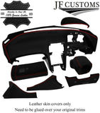 RED STITCH LEATHER COVERS FOR  NISSAN 300ZX Z32 FULL INTERIOR RECOVERY KIT ST2