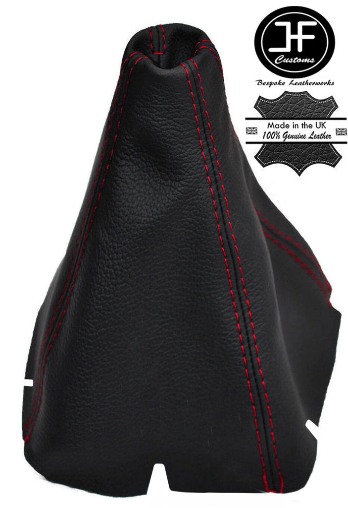 RED STITCHING MANUAL LEATHER GEAR GAITER FITS LEXUS IS200 IS300 1998-2005