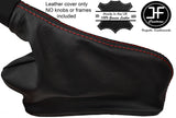 RED STITCH GENUINE LEATHER HANDBRAKE GAITER FOR RENAULT LAGUNA MK3 2007-2014