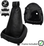 BLACK STITCH LEATHER MANUAL GEAR+PLASTIC FRAME FOR RENAULT SCENIC MK1 96-03