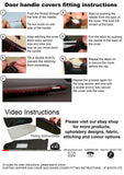 BLACK CROSS STITCH SUEDE 2X SUN VISOR COVERS FOR NISSAN SKYLINE R33 93-98