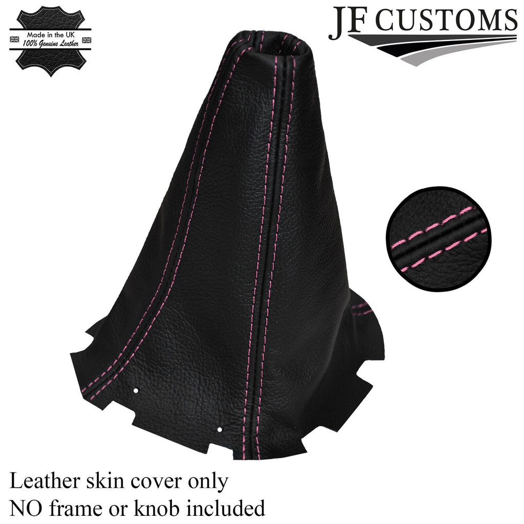 PINK STITCH FITS SUBARU IMPREZA & WRX STI 1998-2000 LEATHER GEAR GAITER