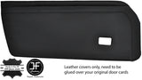 BLACK STITCH 2X FRONT FULL DOOR CARD LTHR COVERS FITS PORSCHE 914 69-76 STYLE 2