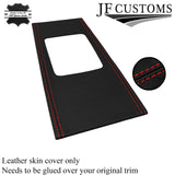 RED STITCH ITALIAN LEATHER GEAR SURROUND COVER FOR LEXUS LS400 1989-1994
