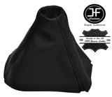 BLACK STITCHING REAL LEATHER MANUAL GEAR GAITER FITS FORD KUGA SUV 2008-2012