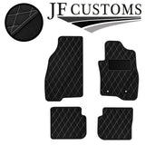 WHITE DIAMOND VINYL 4X TAILORED FLOOR CARPETS FOR FIAT PUNTO EVO 10-12 JF1