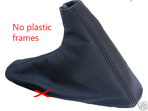 FITS BMW X3 E83 2003-2010 DOUBLE STITCH HANDBRAKE GAITER BLACK CUSTOM NEW