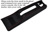 RED STITCH FITS MG ZR & ROVER 200 25 99-04 CENTRE CONSOLE TUNNEL LEATHER COVER