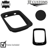 BLACK STITCH LEATHER GEAR+SURROUND COVER+FRAME FOR VAUXHALL OPEL ZAFIRA A 99-05