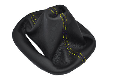 yellow stitching FITS CORVETTE C6 2005-2012 AUTOMATIC SHIFT BOOT LEATHER