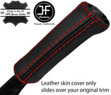 RED STITCH REAL LEATHER HANDBRAKE HANDLE COVER FITS SUBARU BRAT PICKUP BRUMBY