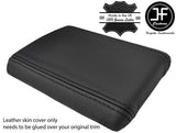 BLACK & BLACK TOP GRAIN LEATHER ARMREST COVER FITS SUBARU IMPREZA WRX STI 01-04