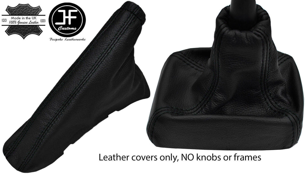 BLACK STITCH LEATHER GEAR HANDBRAKE GAITER FITS VAUXHALL OPEL ASTRA F 1991-1997