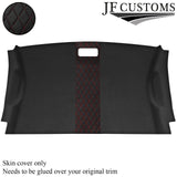 DSG2 D RED STITCH D GREY SUEDE HEADLINER COVER FOR FORD TRANSIT CONNECT 02-13