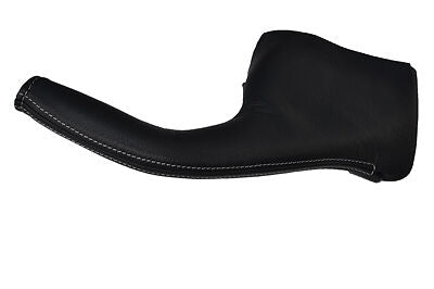 WHITE STITCH FITS HOLDEN COMMODORE VT VU VX 98-02 LEATHER HANDBRAKE BOOT