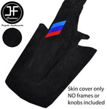 BLACK STITCHING TRI STRIPE SUEDE HANDBRAKE GAITER FOR BMW Z4 E85 E86 2002-2008