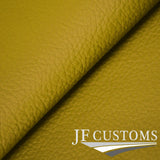 FOR MASERATI LEVANTE YELLOW LEATHER COVERED UPPER STEERING COLUMN TRIM + FRAME