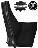 WHITE STITCHING REAL LEATHER HANDBRAKE GAITER FOR LEXUS IS200 IS300 1998-2005