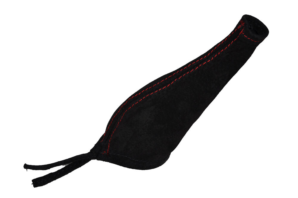 RED STITCHING SUEDE HANDBRAKE GAITER FITS LAND ROVER 109 STAGE ONE V8 79-85