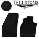 D GREY DIAMOND STITCH VINYL 4XTAILORED FLOOR CARPET FOR VOLVO C30 AUTO 06-13 JF1