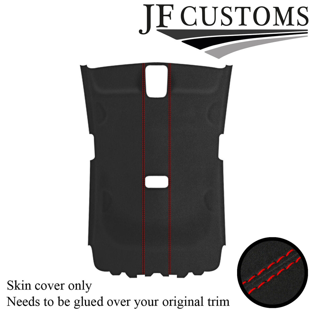 RED STITCH D GREY SUEDE  HEADLINER COVER FOR VW GOLF MK5 V 2003-2009 5DR