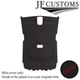 RED STITCH D GREY SUEDE  HEADLINER COVER FOR VW GOLF MK5 V 2003-2009 5DR