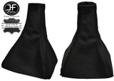 BLACK STITCH REAL LEATHER MANUAL GEAR FITS VAUXHALL OPEL CORSA C COMBO 2000-06
