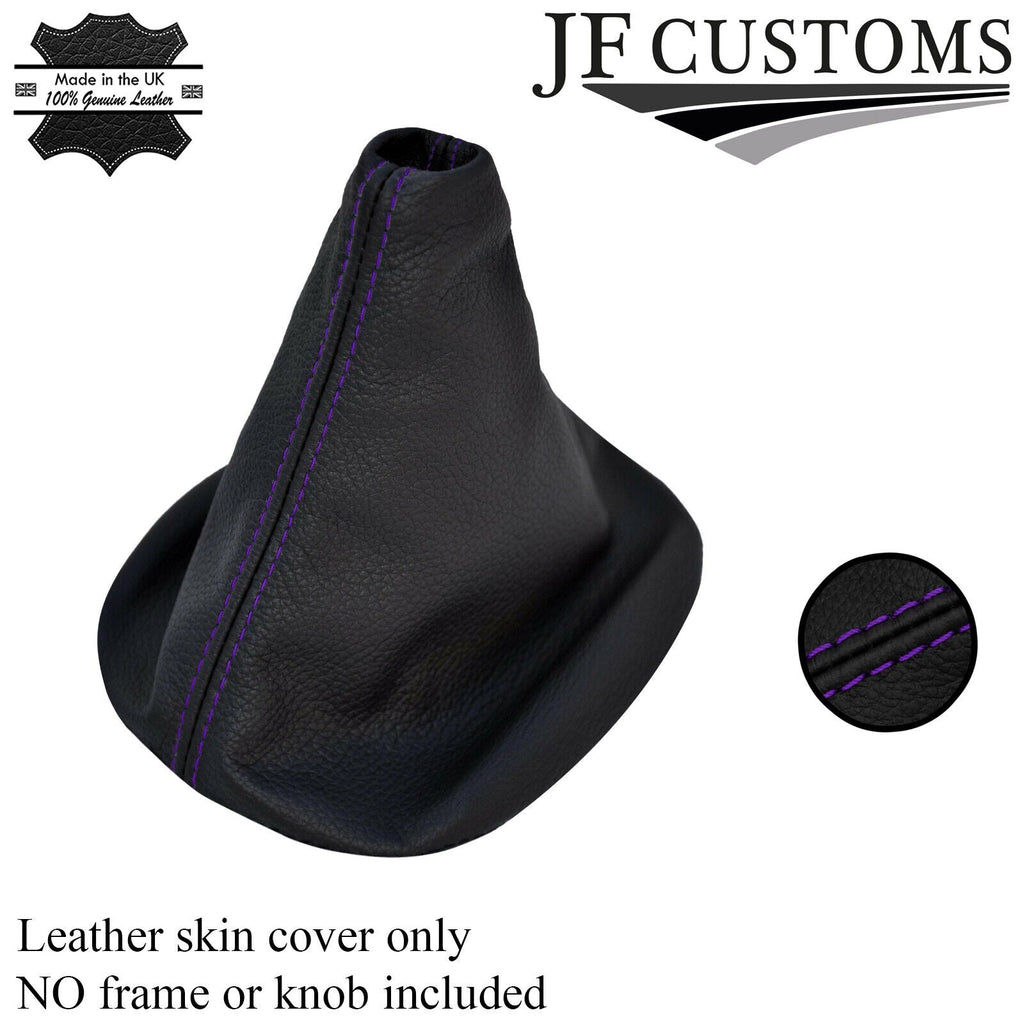 FITS VW GOLF MK5 5 IV 03-2009 GEAR GAITOR LEATHER purple st CUSTOM NEW