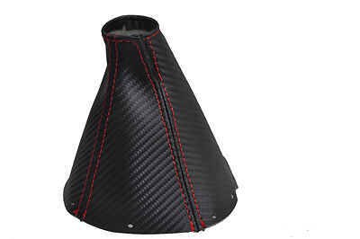 FITS TOYOTA SUPRA MK4 CARBON FIBER GAITER RED STITCH CUSTOM NEW MADE IN UK