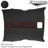 DSG2 RED DIAMOND STITCH D GREY LUXE SUEDE HEADLINER COVER FOR MAZDA RX8 02-12