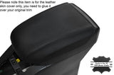BLACK STITCHING LEATHER ARMREST SKIN COVER FITS VAUXHALL OPEL ANTARA 2006-2010