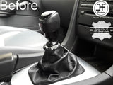 BLACK TOP GRAIN GENUINE LEATHER GEAR GAITER FITS SAAB 93 9-3 2003-2012