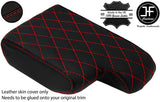 RED DIAMOND STITCH LEATHER ARMREST COVER FOR BMW 3 SERIES E36 1991-1998
