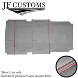 RED STITCH L GREY LUXE-SUEDE SUNROOF COVER FITS HUMMER H3 05-11 STYLE1