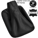 BLACK & BLACK TOP GRAIN REAL LEATHER GEAR GAITER FITS TOYOTA MR2 MK2 1989-00