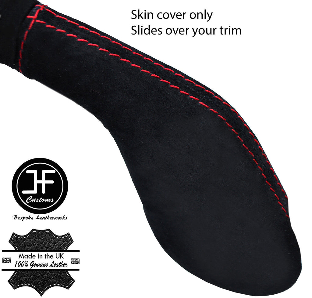 RED STITCHING REAL SUEDE HANDBRAKE GAITER FITS MAZDA RX7 FC3S 1986-1991