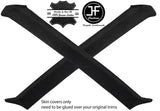BLACK STITCH 2X A POST PILLAR SUEDE COVERS FITS DATSUN 280ZX 1979-1981