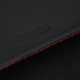 RED STITCH STORAGE CUBBY BOX LEATHER COVER+FRAME FOR MAZDA MX5 MK4 ND 15-20