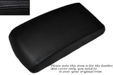BLACK STITCH LEATHER ARMREST SKIN COVER FITS CITROEN C5 2008-2013 CUSTOM NEW