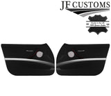 RED STITCH PERFORATED LEATHER 2X FRONT DOOR HANDLE COVER FOR BMW E90 E91 E92 E93