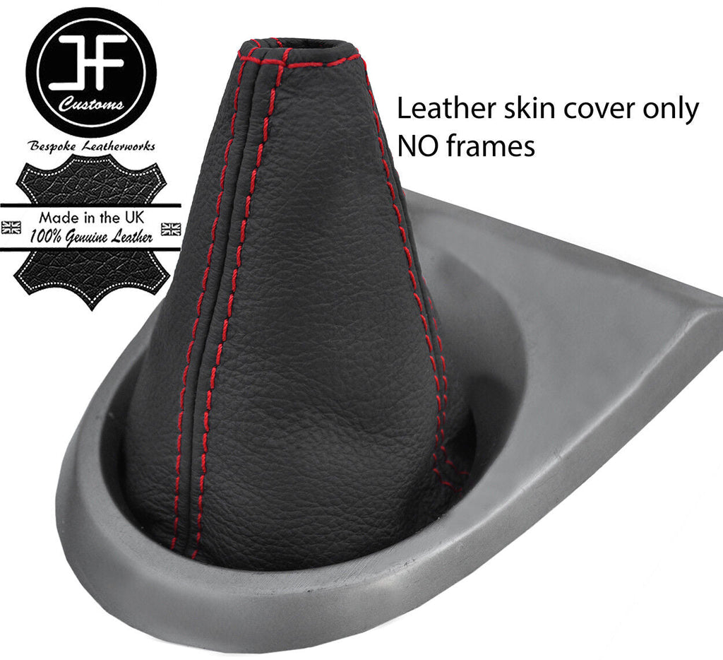 RED STITCH TOP GRAIN LEATHER GEAR GAITER FOR HONDA CIVIC FK2 TYPE S 2006-2012