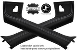 GREY STITCH 2X A PILLAR LEATHER COVERS FITS BMW Z4 E85 ROADSTER 03-09 STYLE 2