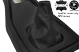 BLACK STITCH TOP GRAIN REAL LEATHER GEAR GAITER COVERS FITS TRIUMPH TR6 TR7 TR8